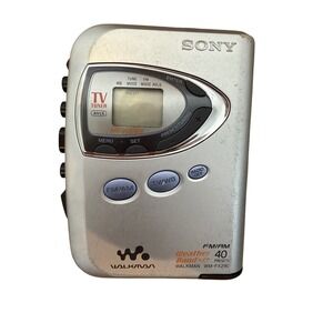 Sony Walkman WM-FX290 Portable Cassette Player AM FM Weather TV Tuner Silver